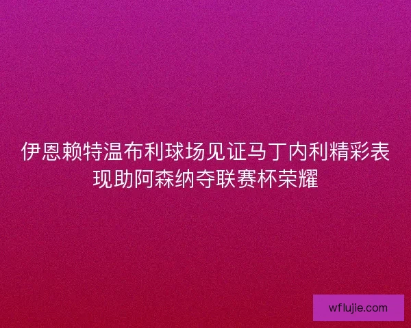 伊恩赖特温布利球场见证马丁内利精彩表现助阿森纳夺联赛杯荣耀